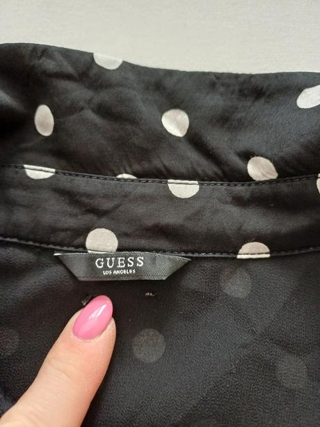 Bodkovaná blúzka guess č.m, guess,m