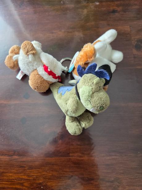 Kľúčniky zvieratká plyš, 