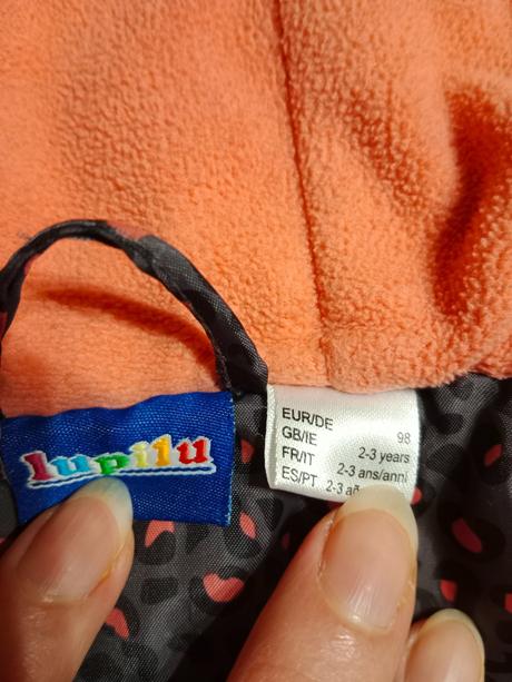 Nepremokavá zimná bundička, lupilu,98