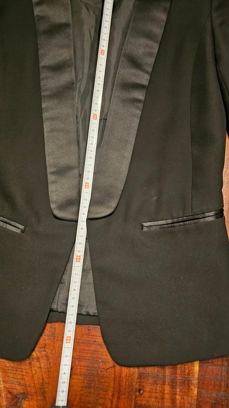 Smokingové sako elegantné spoločenské, h&m,34