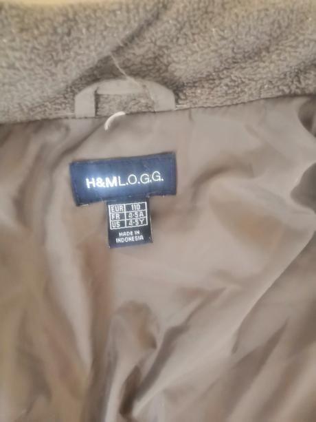 Zimna bunda hm, h&m,110
