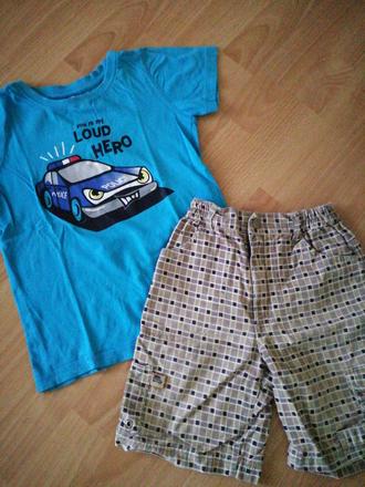 Tričko +kratasy, 128