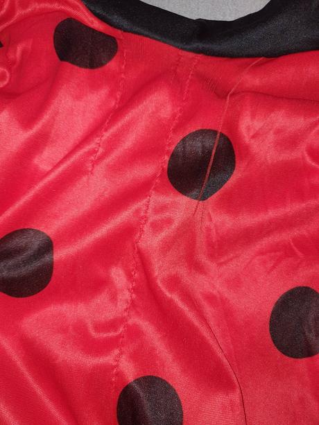 Elastický kostým lienka pre 1 stupeň zš,