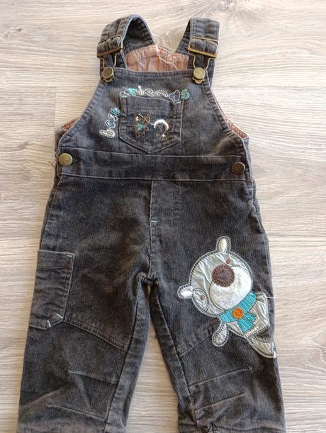 Chlapčenské nohavice na traky, 74