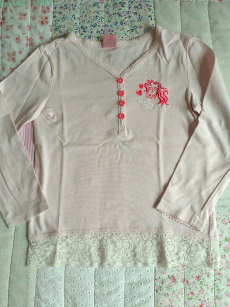 Tričko s cipkou, kiki&koko,116