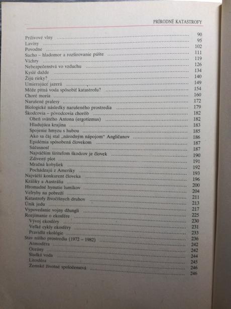 Prírodné katastrofy, 