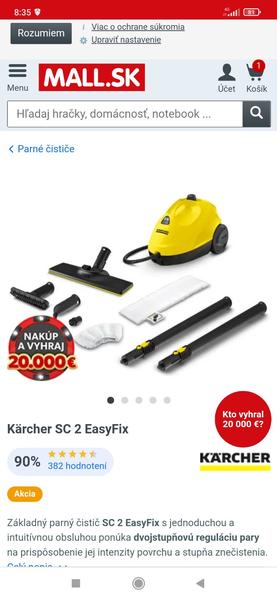 Parný čistič Kärcher - recenzie