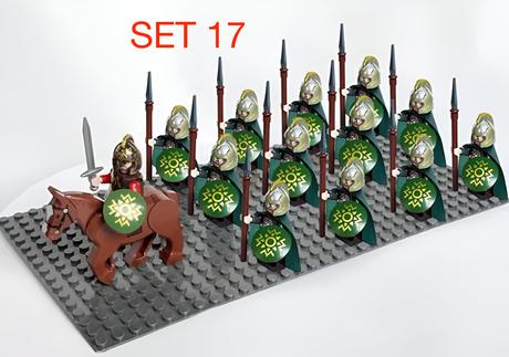 Figúrky pán prsteňov 5 typ lego, nové,