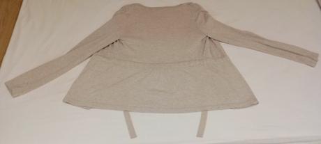 Béžový svetrík so stuhou, orsay,s