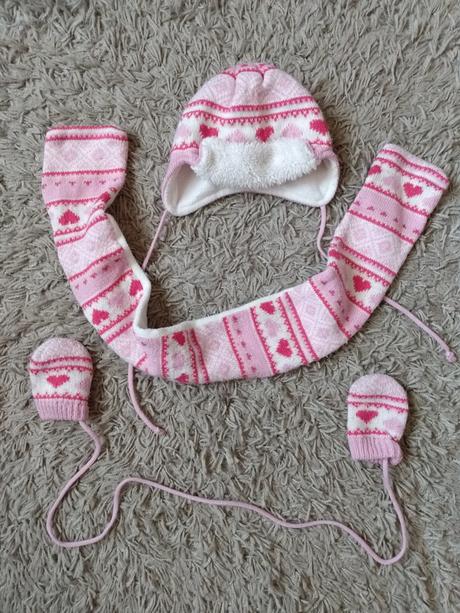 Čiapka + šál + rukavice, ergee,68