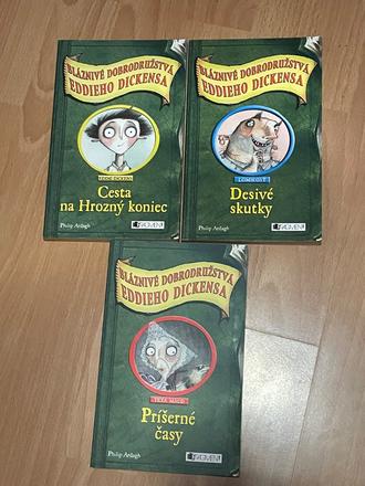 Bláznivé dobrodružstvá eddieho dickensa 3 knihy,
