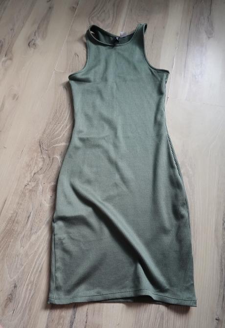 Rebrované šaty h&m divided, h&m,xs