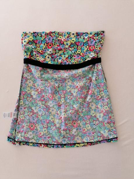 Kvetinový top, papaya,42