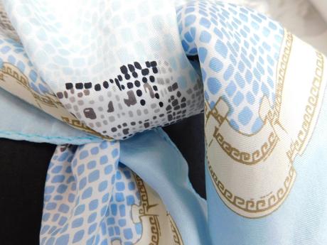 Laura biagiotti luxusna hodvabna šatka, l