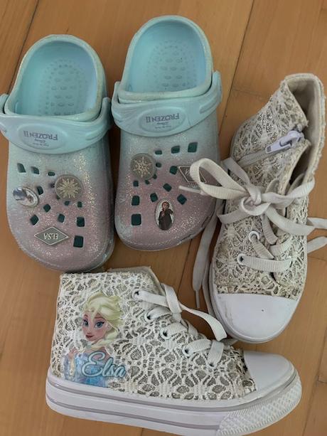 Ana a elsa tenisky 26-16cm a kroksy 26-16cm, 26