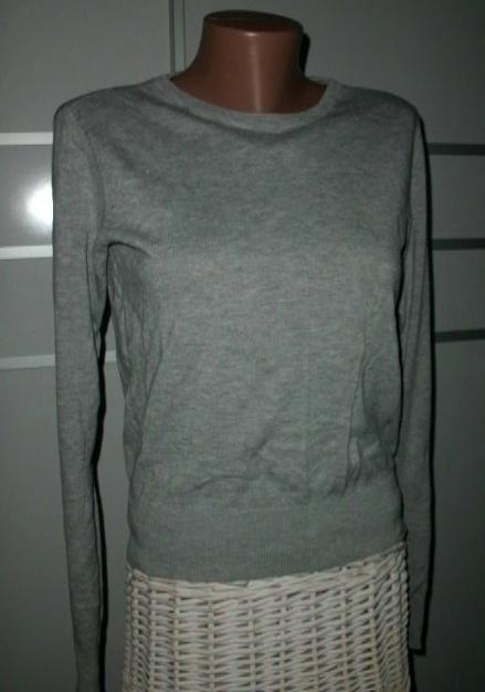 Jednoduchý sivý svetrík od zn. h&m - veľ. xs, h&m,xs