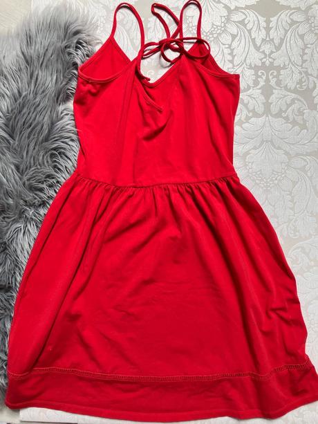 Dámske červené letné šaty only (m), only,m