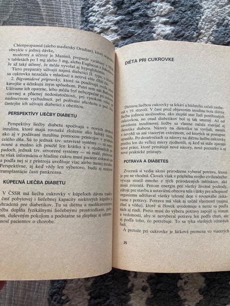 Životospráva a diéta pri cukrovke (1986), 