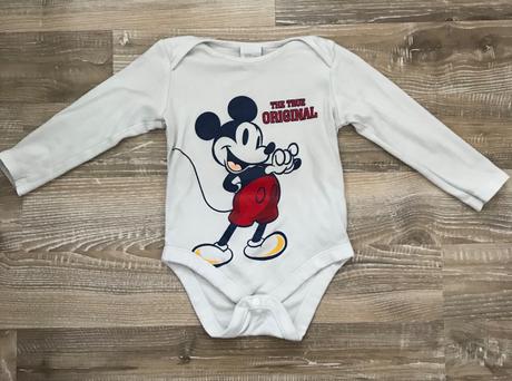 Body mickey dlhý rukáv, disney,86
