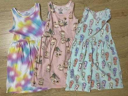 3x h&m šaty, h&m,122