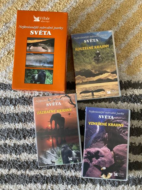 3 x vhs nejkrásnější národní parky světa, 