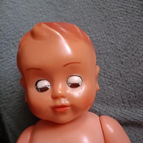 Retro bábika gumotex,