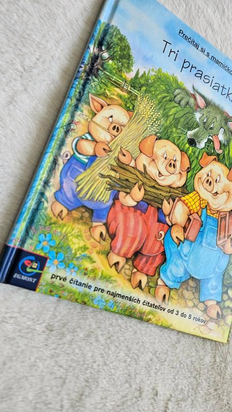 Detská kniha 'tri prasiatka', 