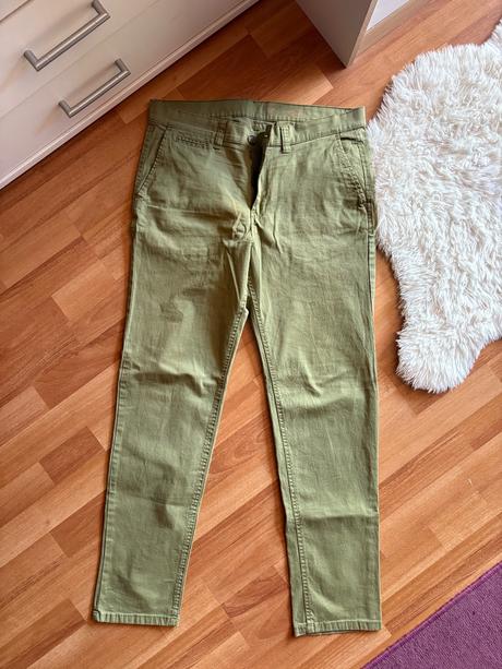 F&f pánske nohavice zelene, f&f,34