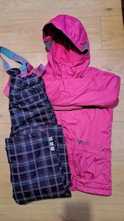 Vetrovka +oteplovačky 140/146, burton,140