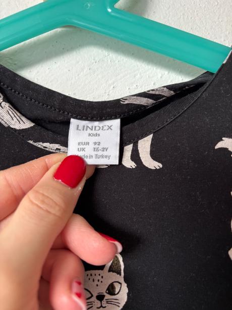 Lindex tunika/saty s mackou, lindex,92