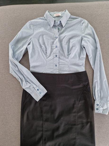 Pásikavá košeľa, orsay,s