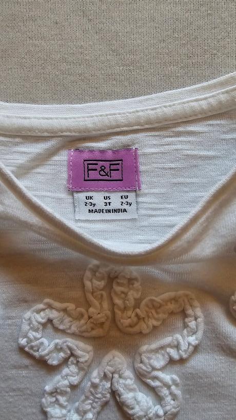 Predám dievčenské tričko s motívom zn. f&f, f&f,98
