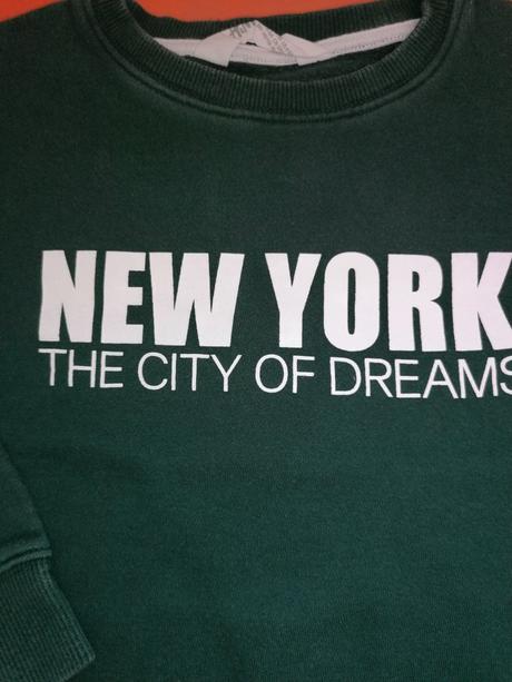 Zelená mikina, h&m,110