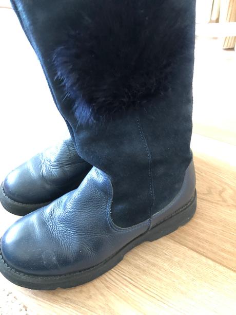 Čižmy kožené, 34