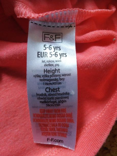 Tričko, f&f,116