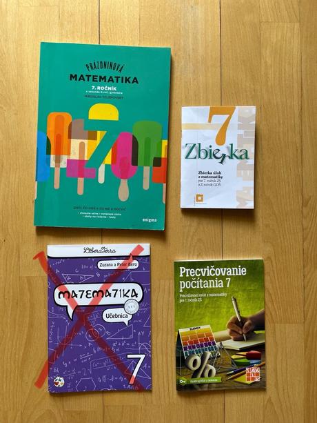 Matematika 7. rocnik - ucebnica + precvičovanie,