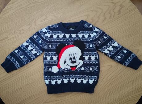 Vianočný svetrík mickey mouse, 68