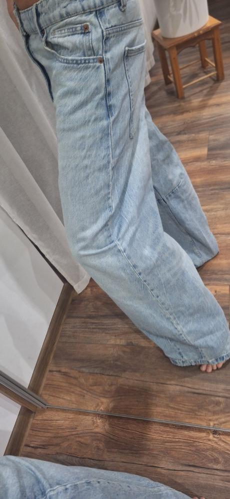 Široke rifle baggy zara vel 40/42, zara,40