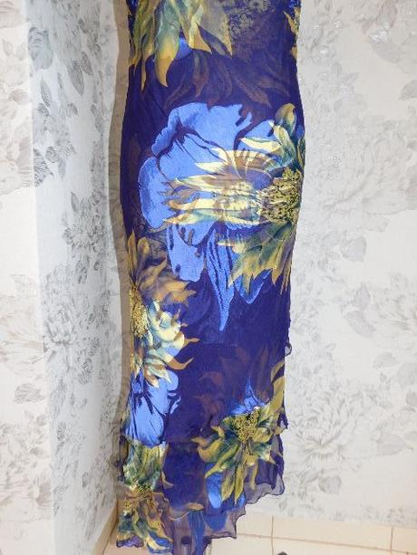 Luxusne hodvabne saty na slavnost, 36