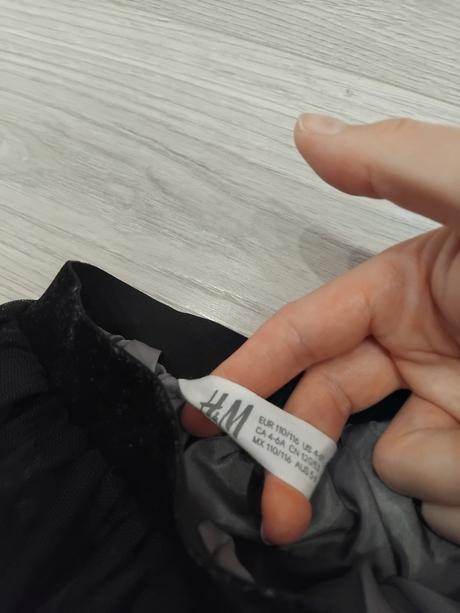 Netopierova sukňa 110-116 hm, h&m,110