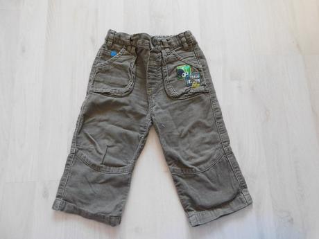 Tenké menčestrové nohavice č.80-86, tu,80