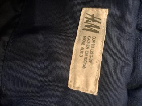 Zimný overal, h&m,98