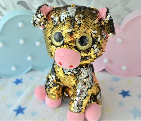 Prasiatko s flitrami, 