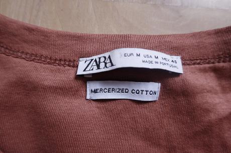 Pánske tričko zara z mercerizovanej bavlny, zara,m