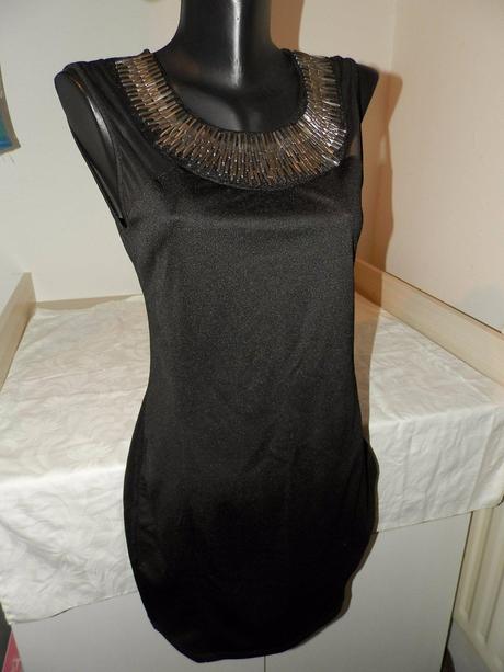 Amisu šaty m s všitou aplikáciou, amisu,m