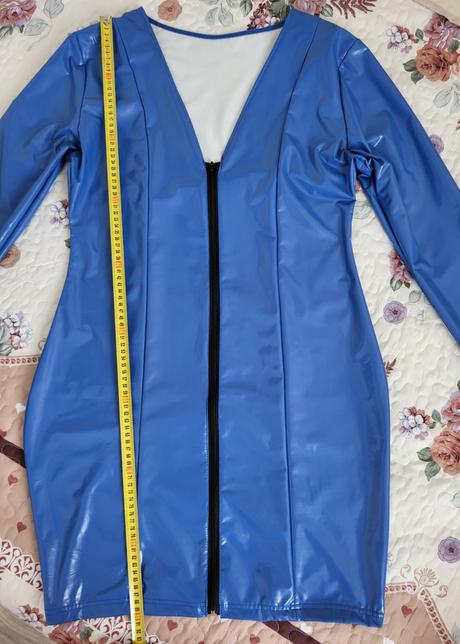 Lakované/vynilové šaty xl/xxl, xl