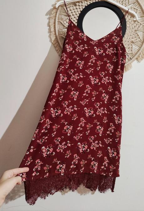 Letné bordové šaty h&m, h&m,s