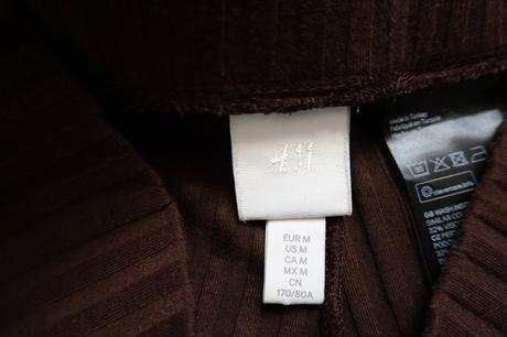 Mäkkučké vrúbkované nohavice h&m, h&m,m