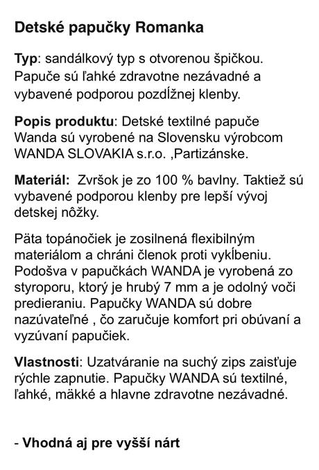 Papučky wanda, wanda,17
