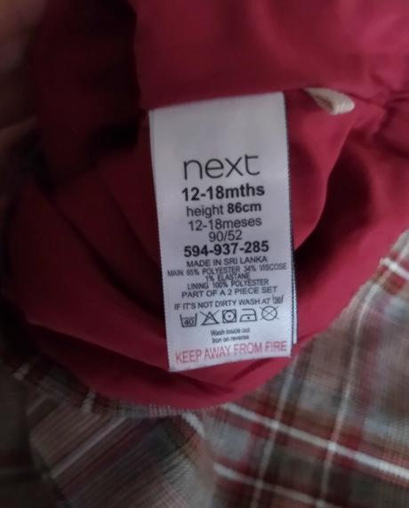 Šortky teplé na traky next, next,86